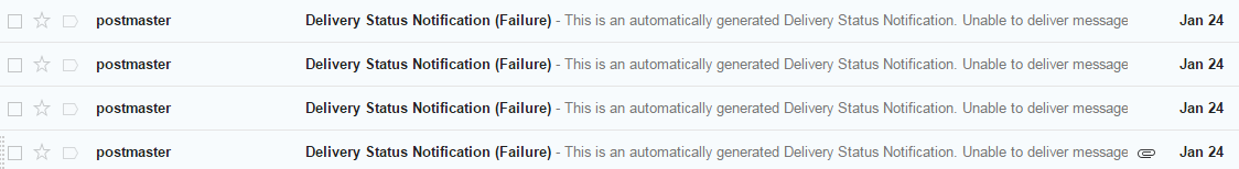 What do you think: new type of spam or just misconfigured servers?