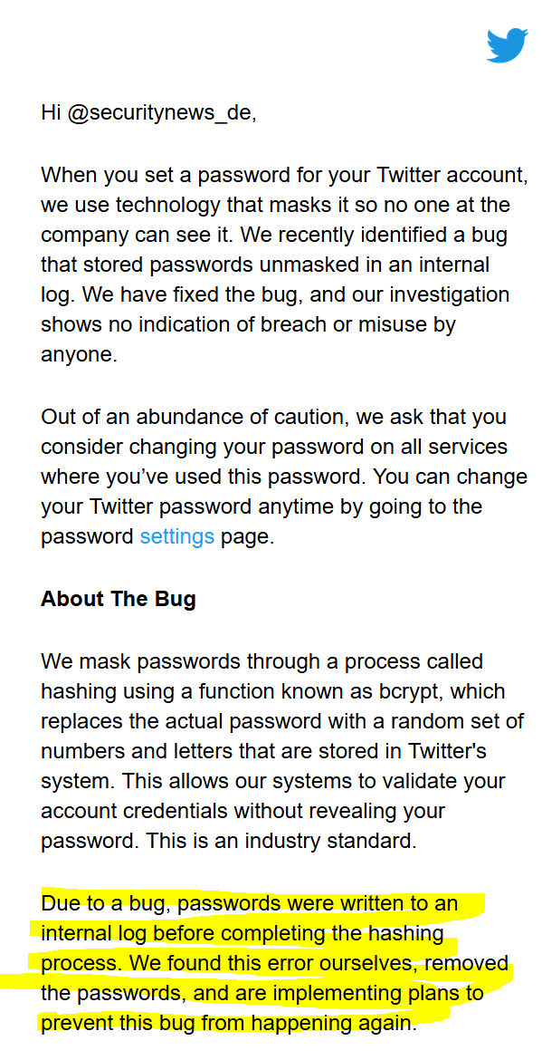 Logginggate: Twitter has been logging your password in plain text all this time… and this is not all of it!